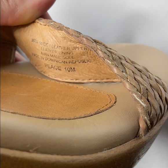 Nurture Sandal Heels Wedges Woven Comfort Sz 10 - Picture 6 of 8